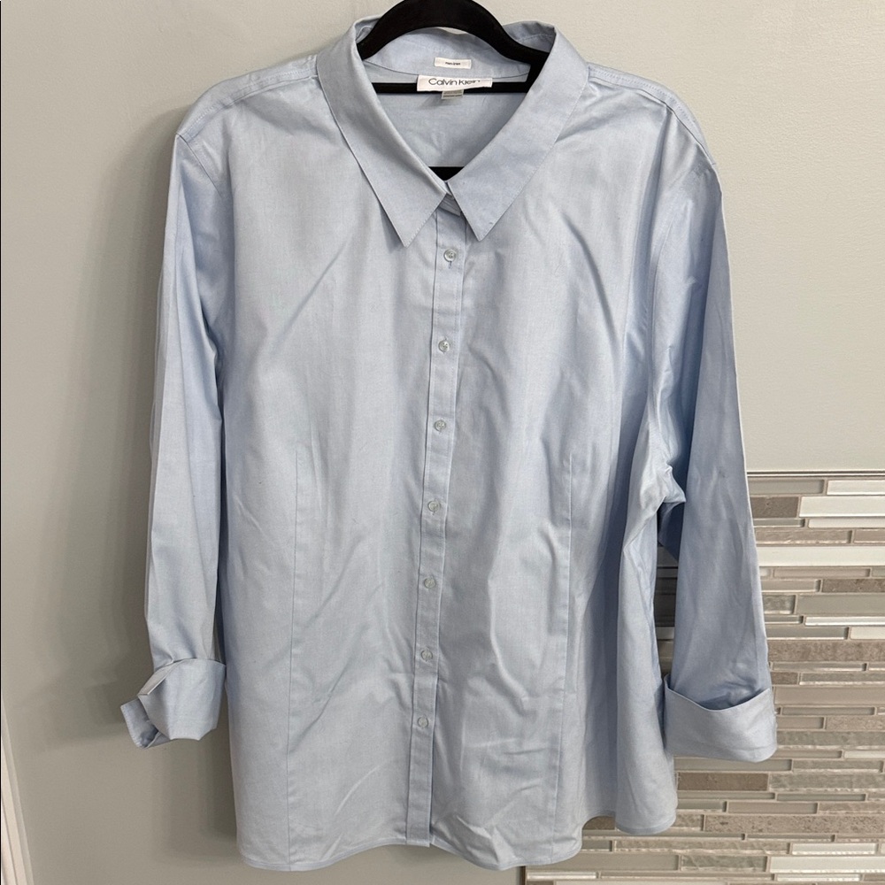 Calvin Klein Sky Blue Women’s Blouse